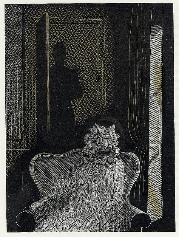 Gennadii Yepifanov's illustration to Queen of Spades (1966)